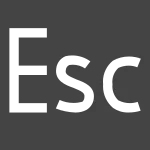 Esc SVG Icon